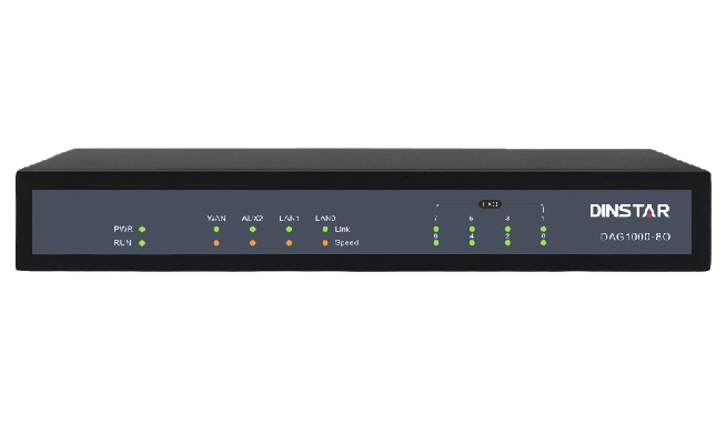 Dinstar DAG1000-8O FXO Analog VoIP Gateway